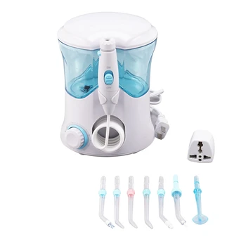 

Water Flosser Oral Dent Jet Multifunctional Irrigator Care Kit Teeth Cleaner Water Pick with 7 Nozzles US Plug/EU