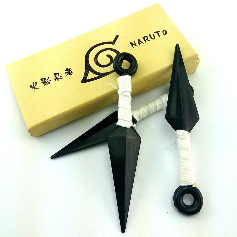 Высокое качество аниме Наруто Konoha Ninja Kakashi косплей реквизит Kunai ножи оружие броня
