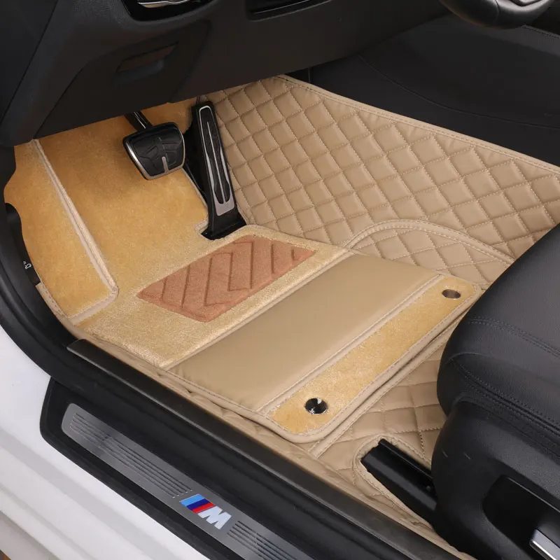 Пользовательские автомобильные коврики 3D кожа водонепроницаемый для Ford Focus Mk2 Explorer Kuga Fusion Ranger Ecosport Mondeo Авто ковровые вкладыши