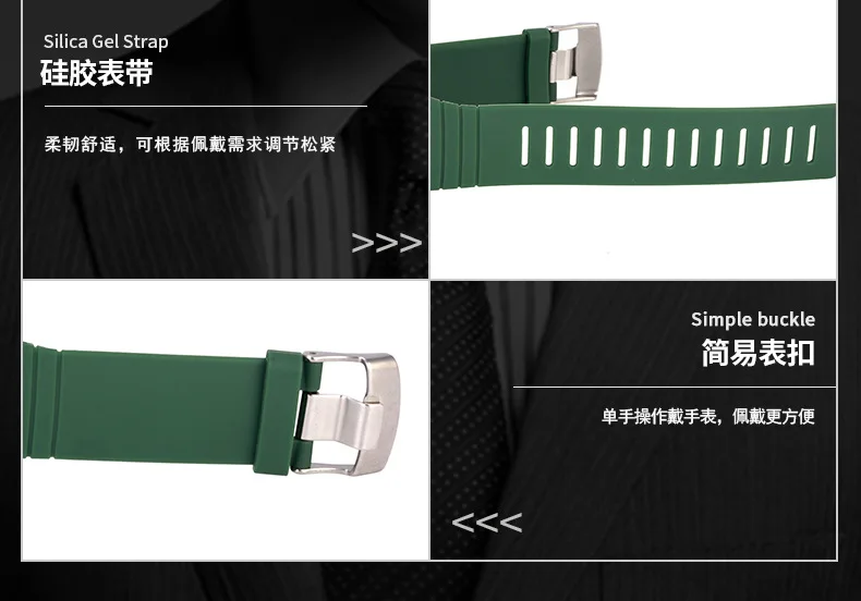 Fashion Casual With Numbers Step Count Watch Waterproof Mountain Climbing Outdoor Sports Watch Electronic Watch