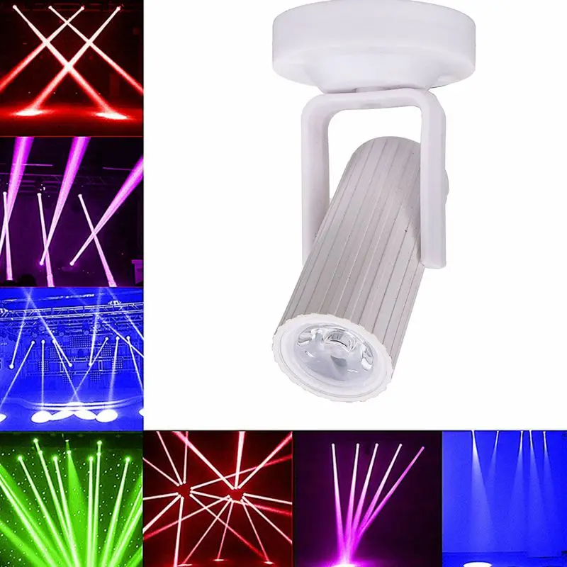 1 Вт Мини светодиодный световой эффект COB луч прожектор для DJ диско бар KTV вечерние рождественские световые эффекты AC110-220V