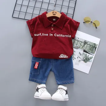 

Toddler Girls Boys Clothing Sets O-Neck T-Shirt and Pants Shorts Summer Casual Cartoon Pullover Cotton Kids Boy Clothes