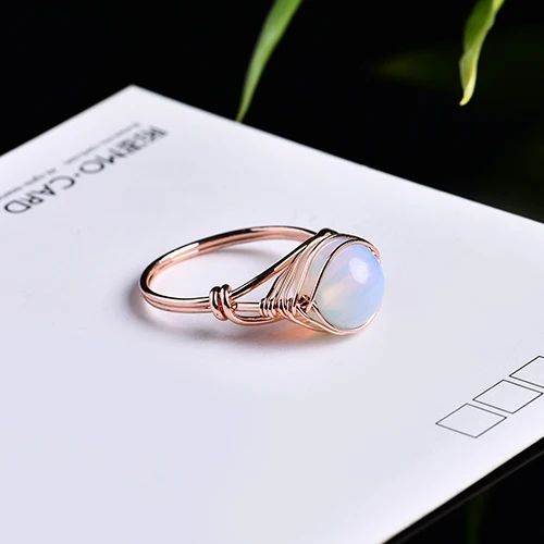 Natural Quartz Crystal Ring