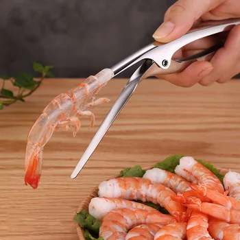 

304 Stainless Steel Peel Shrimp Kitchen Tools Crayfish Shell Take Meat Shrimp Separation Device Seafood Gargets Drop Shipping