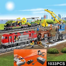 Best Offers City With Motor Building Blocks Kit Compatible legoingLYs 60098 82009 Heavy haul Rail Train RC remote control Vehicle KID Toys Best Offers City With Motor Building Blocks Kit Compatible legoingLYs 60098 82009 Heavy haul Rail Train RC remote control Vehicle KID Toys