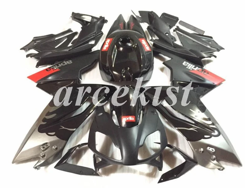 Мотоцикл литья под давлением ABS полный обтекатель комплект подходит для Aprilia RS125 06 07 08 09 10 11 RS 125 2006-2011 набор кузова черный