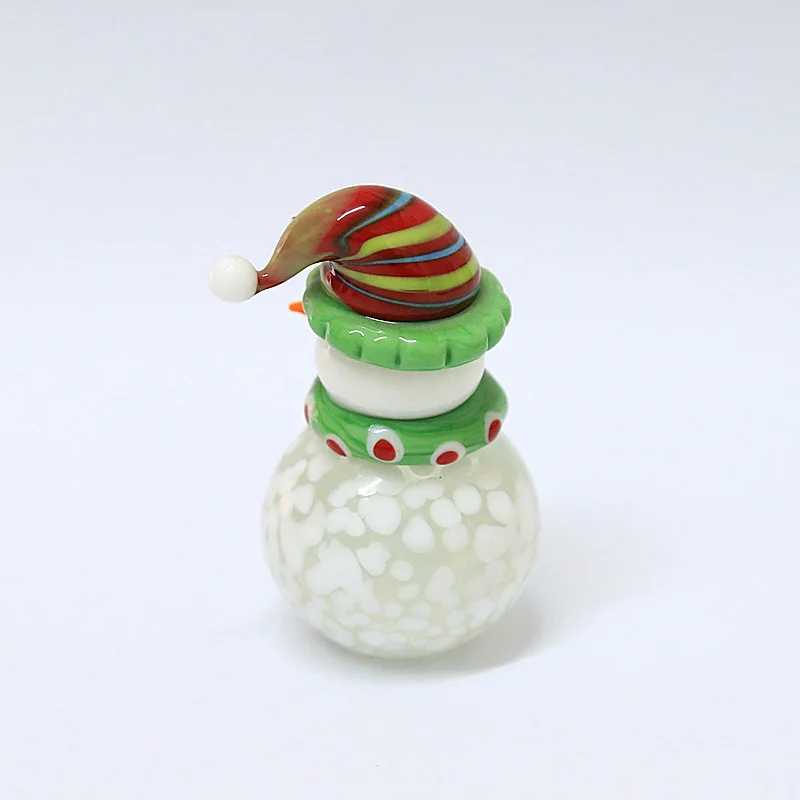 Description Picture 4 of itemHandmade Murano Glass Snowman Figurine Art Miniature Santa Claus Collectibles Birthday Xmas Beautiful Gifts Home Decor Ornaments