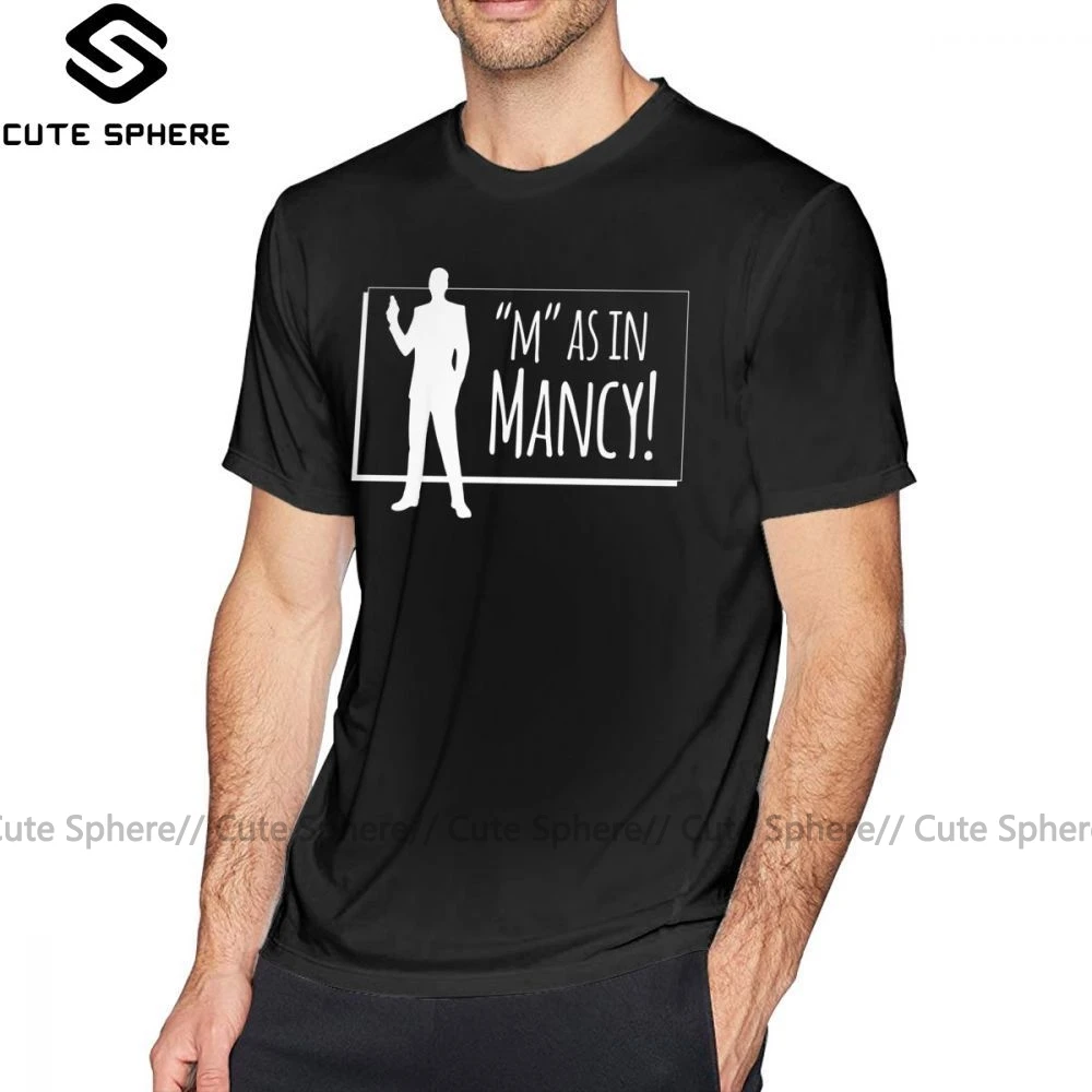 Футболка Archer M As In Mancy Мужская футболка с графическим рисунком милая Пляжная