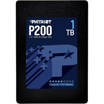 

SSD Patriot P200 P200S1TB25 SSD, 2.5 ", 1.0Tb, SATA-III, read: 530 Mb / s, write: 460 Mb / s, TLC 3D NAND, TBW: 640 TB