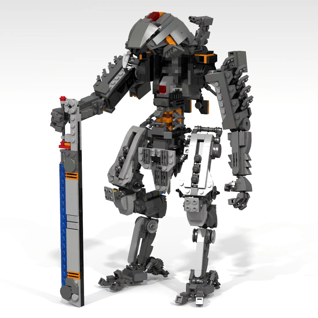 Стебель MOC Ronin армейская группа солдат Polaris Ranger Mecha кирпичи маленькие частицы строительные блоки Обучающие игрушки набор с Kinfe - Цвет: 1