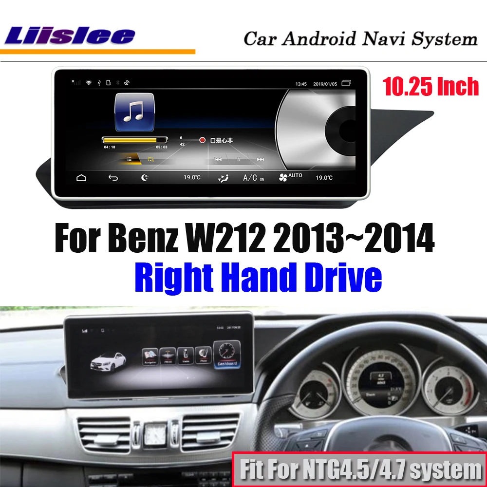 Автомобильный Android мультимедийный плеер для Benz W212 RHD правый руль 2013-2014 Стерео