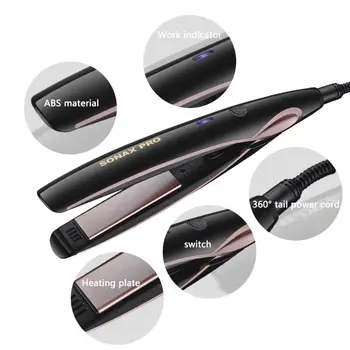 

Professional Professional Wet and Dry thermostat Perm Electric Hair Straightener Tourmaline Ceramic Hair Straighteners Fast Flat