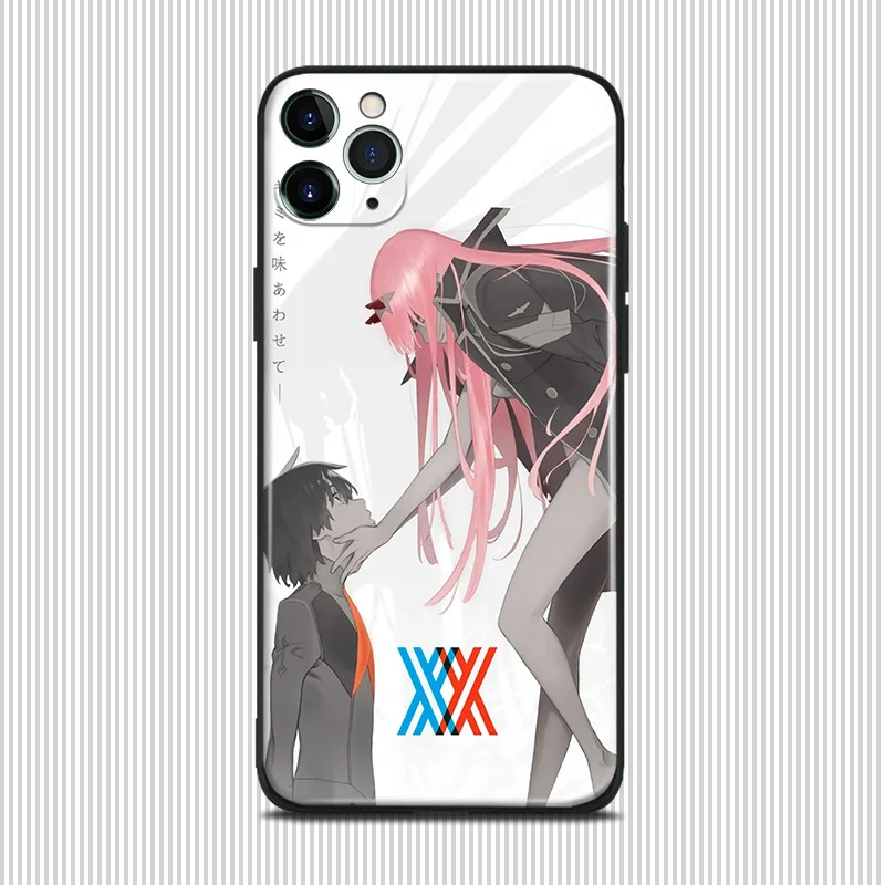 Zero two 002 hiro darling in franxx для iPhone se 6 6s 7 8 plus x xr xs 11 pro max мягкий силиконовый чехол телефона