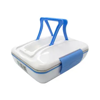 

220V Portable Electric Heating Lunch Box Made By Stainless Steel And Plastics Food Warmer Thermos Lunch Box For Office Home