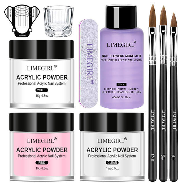 Acrylic Powder Nail Kit Limegirlstore