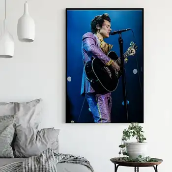 

Wall Art Canvas Singer Harry Styles Paintings Singing Poster Home Decor Picture Hd Prints Modern For Bedroom Modular No Framed