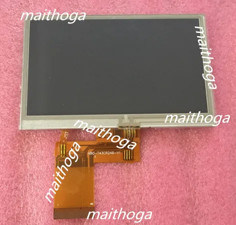 4,3 дюймовый 40PIN 262K TFT lcd общий экран(Touch/No Touch) ST7280 Drive IC 480(RGB)* 272 - Цвет: Screen with Touch