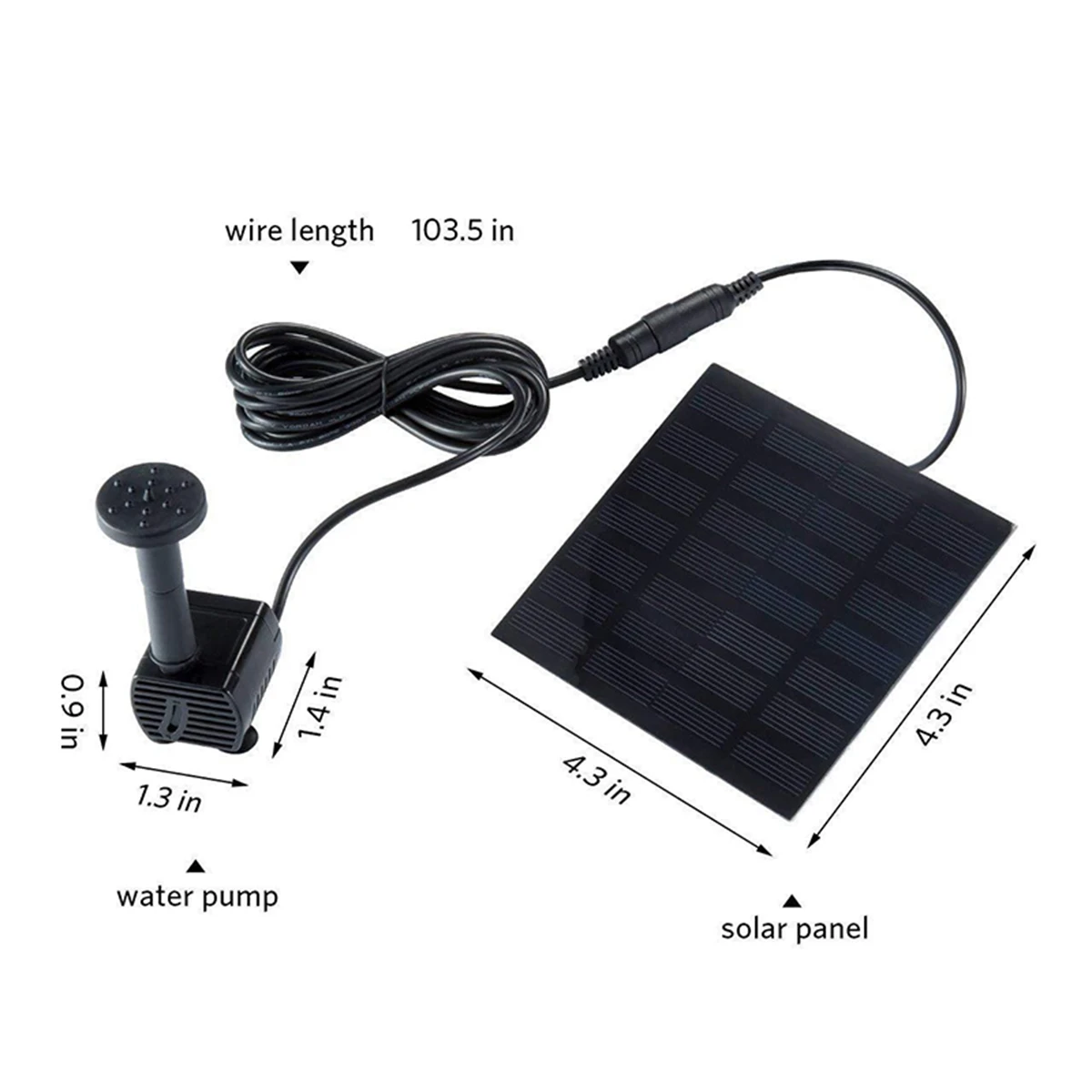 7V 1,4 WSolar плавающий Фонтан Водяной насос для Садовый пруд аквариумным насосом Ландшафтный бассейн Сад Фонтан спа