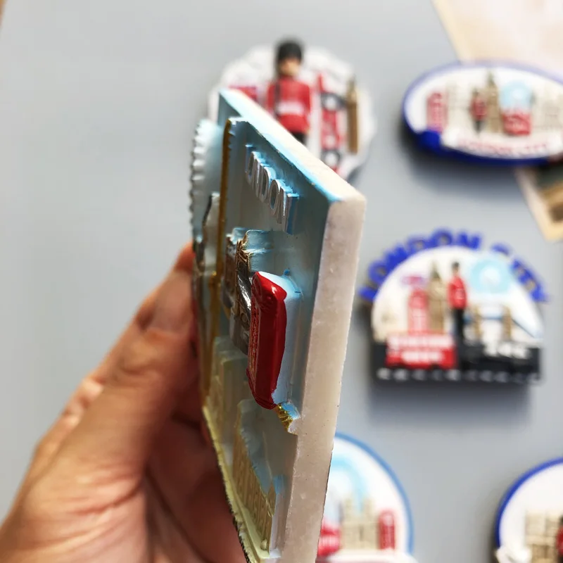 Magnetic Fridge Magnets Magnetic Sticker Magnetic Fridge Stickers Refrigerator Decor Country Fridge Magnets UK London Building World Travel Souvenir Magnetic Birthday Gift