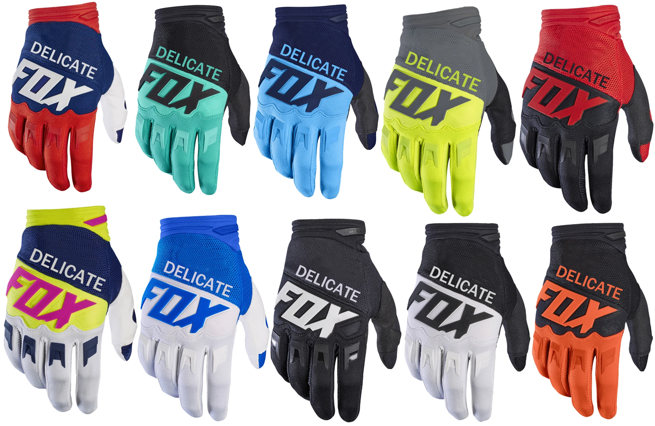 

Delicate Fox Motocross Gloves MX Racing ATV MTB Off Road Cycling Protective Equipment DIRTPAW GLOVE