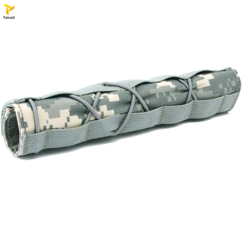 ACU Totrait Suppressor чехол Mirage Heat крышка глушителя шестерни Quick Release Тактический щит рукав страйкбол протектор глушителя - Цвет: ACU