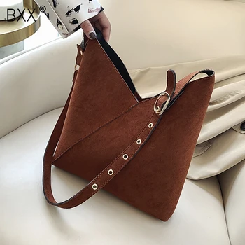 

[BXX] High Capacity PU Leather Crossbody Bags For Women 2020 Branded Trending Handbags Luxury Ladies Travel Hand Bag HO757