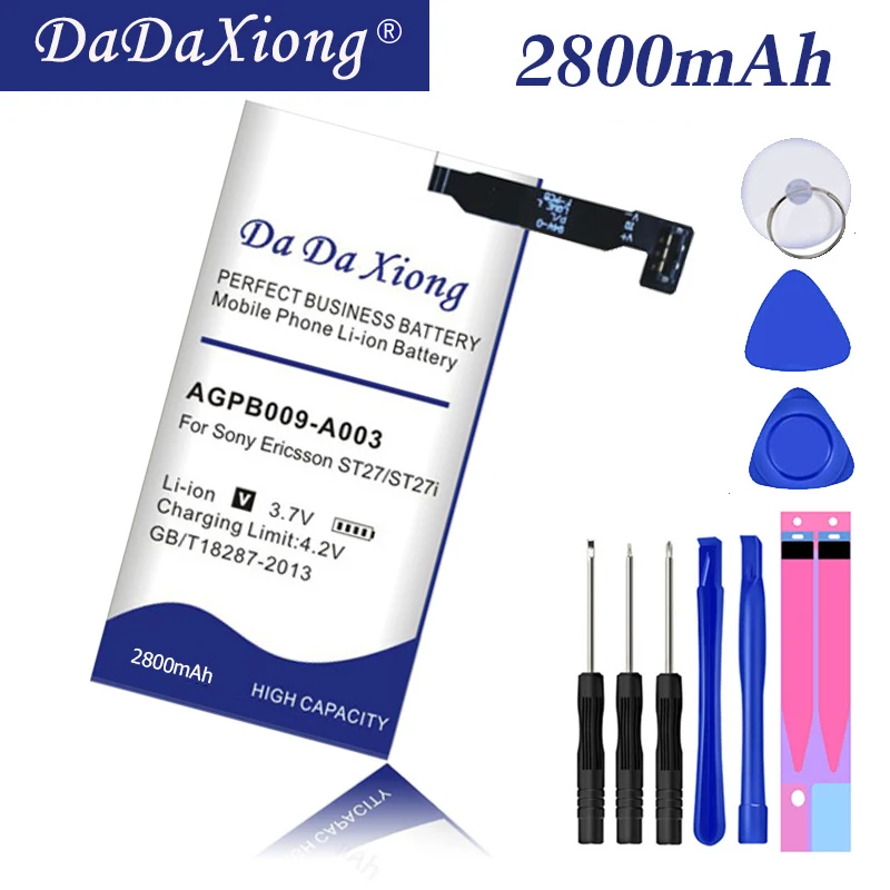 Аккумулятор Da Xiong 2800 мА/ч AGPB009-A003 литий-ионный аккумулятор телефона для Sony Ericsson Xperia