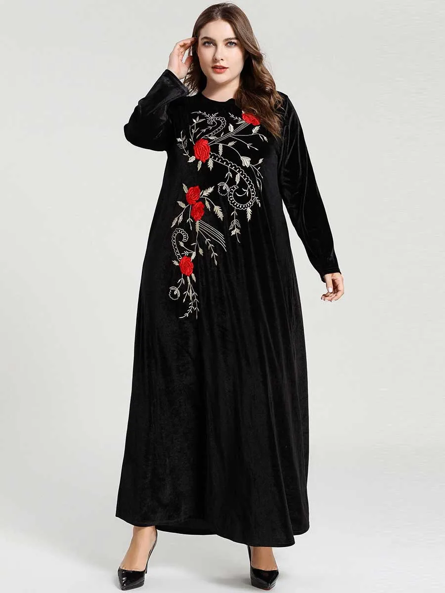 Абайя кафтан Дубайский хиджаб мусульманское платье Исламская одежда для женщин турецкие платья Кафтан Elbise Robe Femme Vestido Arabe Mujer