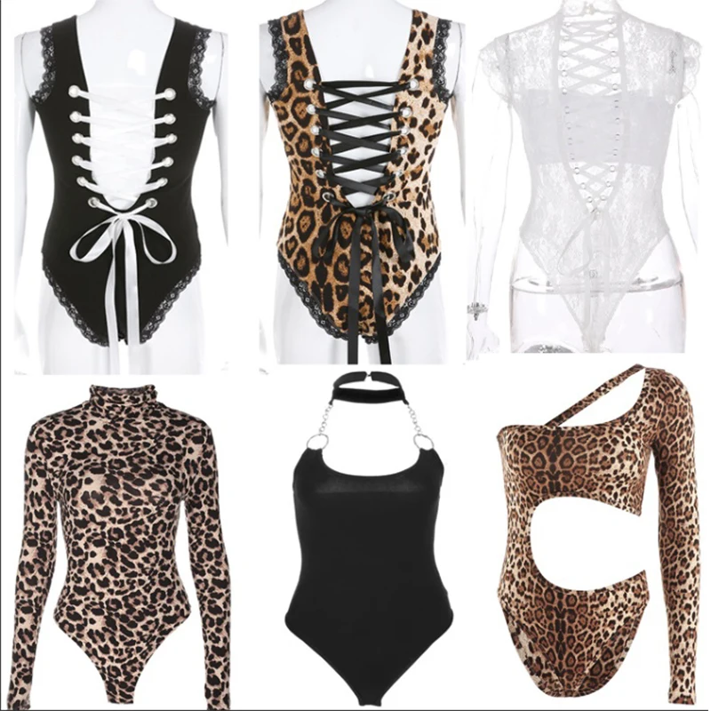 Jazz Costume Sexy Halter Straps Bodysuit Nightclub Singer Dj Women Pole Dance Clothing Rave Wear La