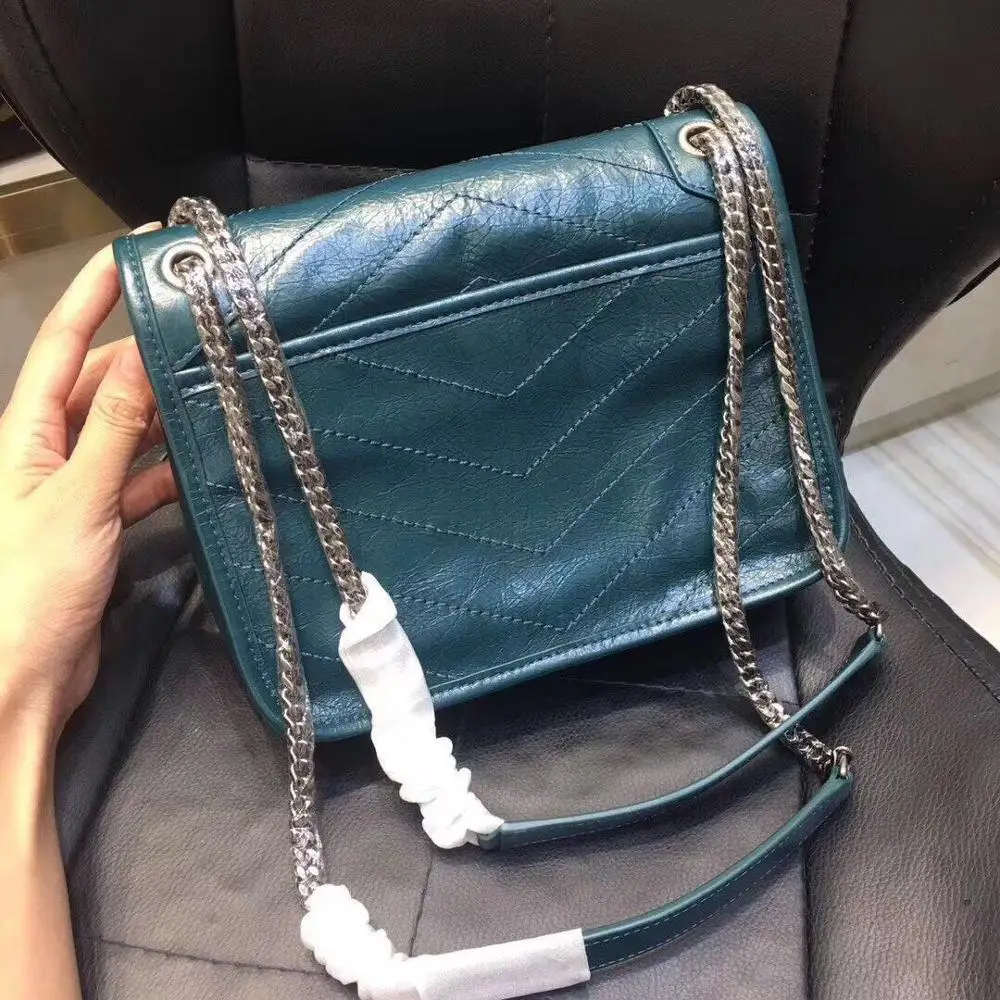 

2019 NEW Custom Clutch Women HandBag Real Leather Cowhide Brand Handbags Ring High-end Small Square Bag Ladies Shoulder Bag