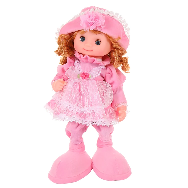 Dance girl doll electronic doll weeding dress girl Dancing and Music toy toddler doll kids toys for children educational toy - Color: JX-253