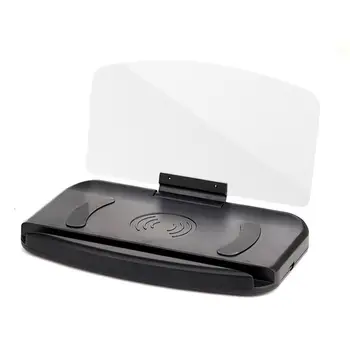 

Creative Hud Car Phone Holder Wireless Charging Head-Up Display Navigation Projector Mobile Phone Holder Wireless Charging