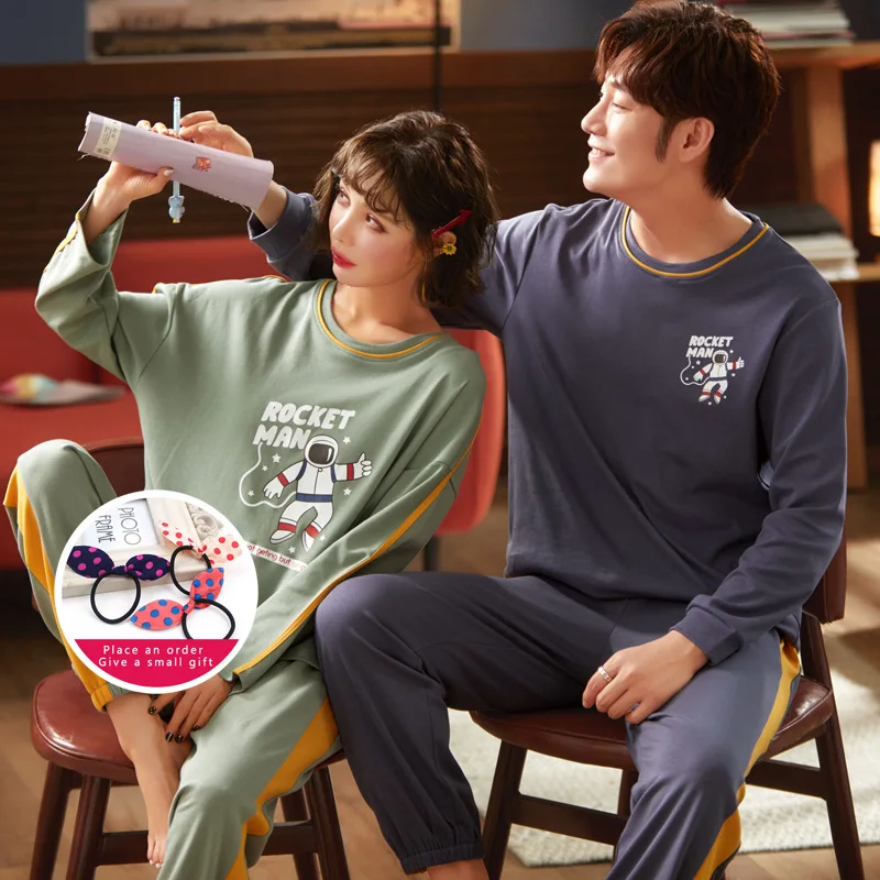 Pajama Sets Summer Short Sleeve Pants Large Size 3XL Leisure Printed Breathable Trendy Couples Korean Style Homewear Sleepwear | Женская