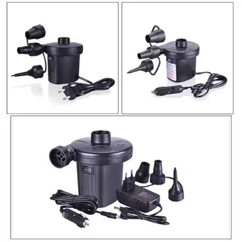 

For Car Inflatable Pump Electric Air Pump 12V Car Boat Electric Blower Pump EU US UK plug Drop shipping.
