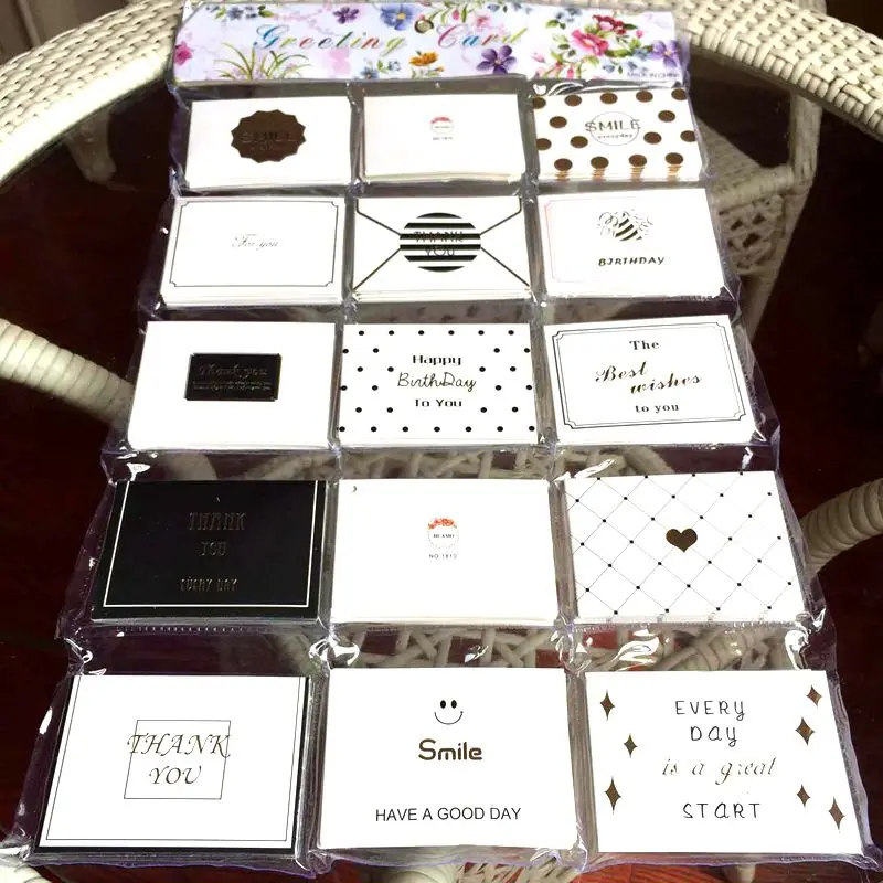 120 складные открытки корейские креативные маленькие с отверстиями простые