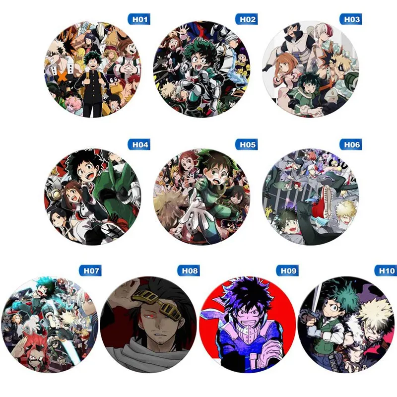Lovely Anime Badge Boku No Hero Academia Pin Button Brooch Badge Collection Badge for Backpack Clothes