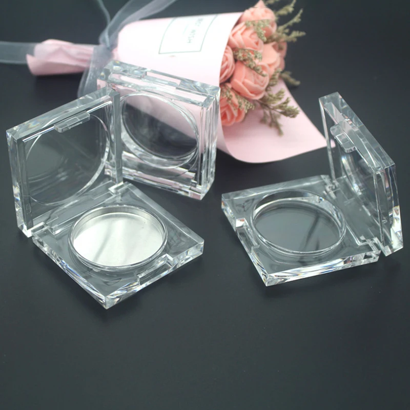 10pcs Acrylic Empty Jars Refillable Bottles Cosmetic Jars Makeup Container Small Bottle Little Cream Jar Series Perfume Gel Pack