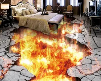 

[Self-Adhesive] 3D Fire 3646 Floor Wallpaper Mural Wall Print Decal Wall Murals