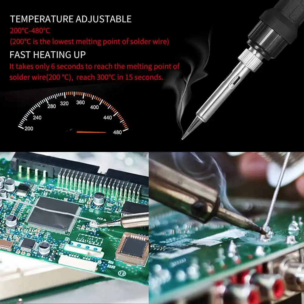 MUSTOOL SD1 SD2 lcd 60 Вт паяльная станция профессиональная PID паяльная станция 4 в 1 Набор инструментов с держателем для припоя