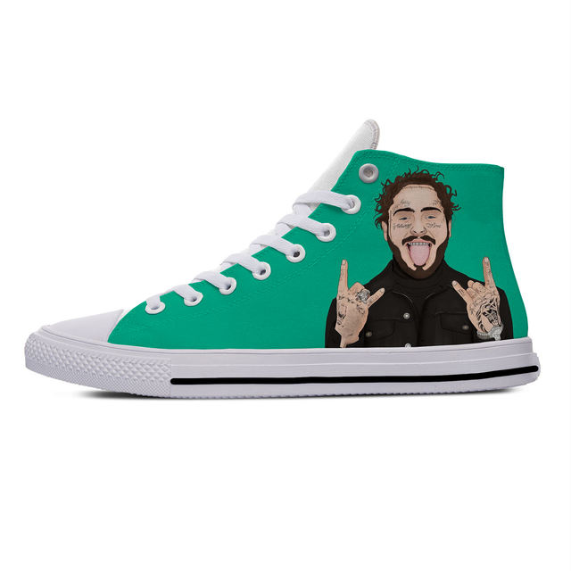 POST MALONE THEMED HIGH TOP SHOES (10 VARIAN)