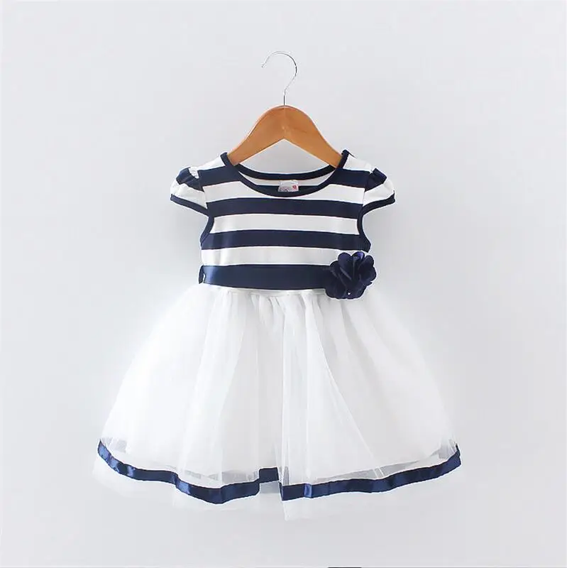 BibiCola/летнее платье для маленьких девочек джинсовые платья для девочек ясельного возраста; детское платье принцессы платье для дня рождения для маленьких девочек праздничная одежда для младенцев - Цвет: picture color