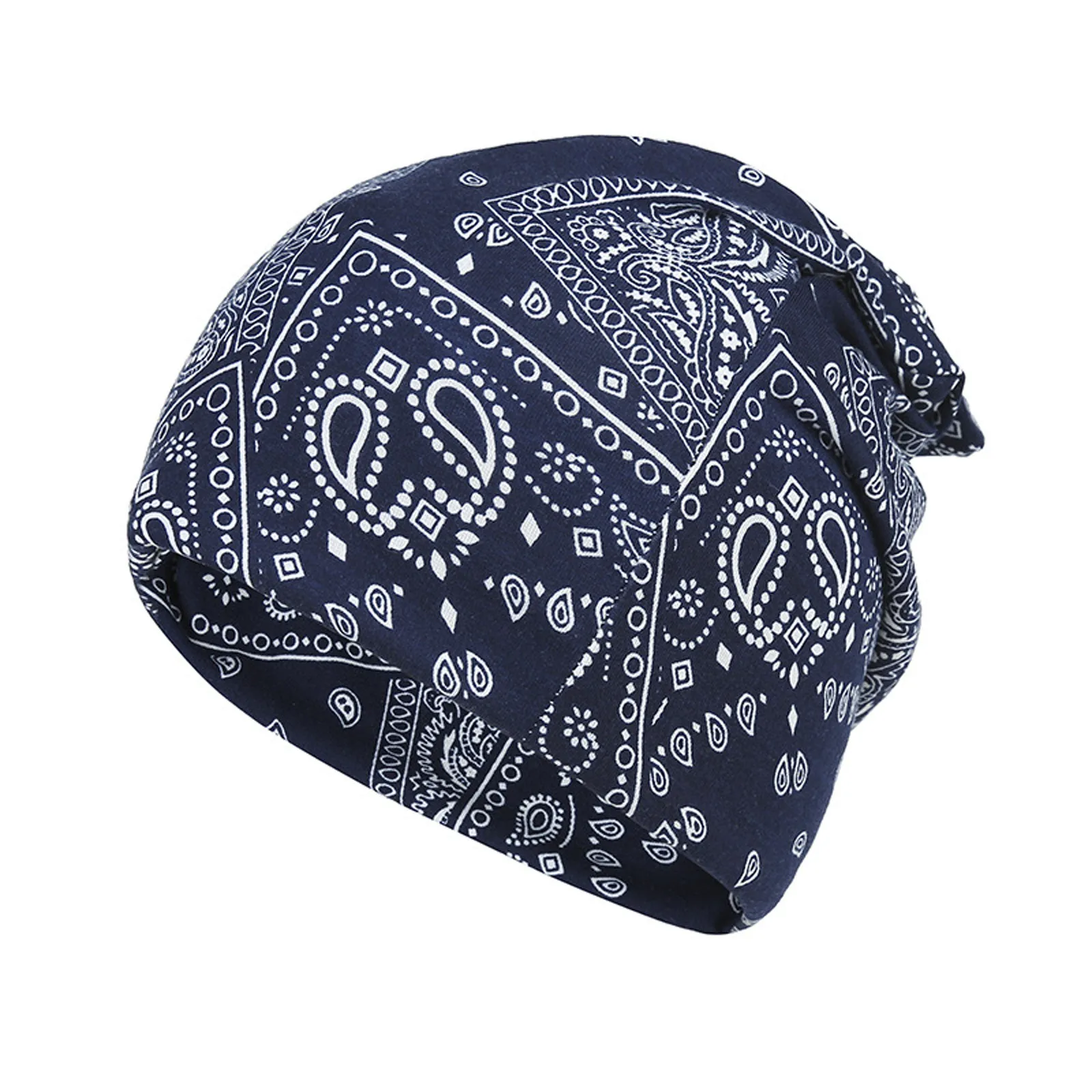 Women's Cashew Flower Head Hat Sleep Chemo Hat Beanie Turban Scarf Chemotherapy Beanie Cap Hijab Headwear Wrap Hair Access muslim headwear head scarf hijab headscarf hijab hats female head wraps