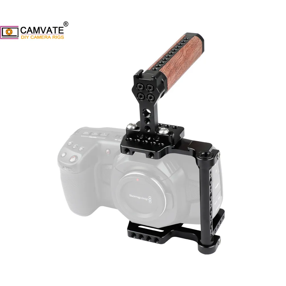 sapata fria & especializada para blackmagic bolso cinema câmera 4k