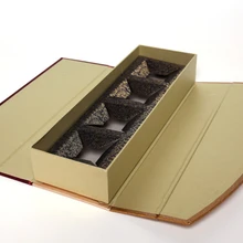 Магнитные подарочные бумажные коробки с пользовательским напечатанным цветным логотипом, перерабатываемая Гофрированная коробка- DH10528