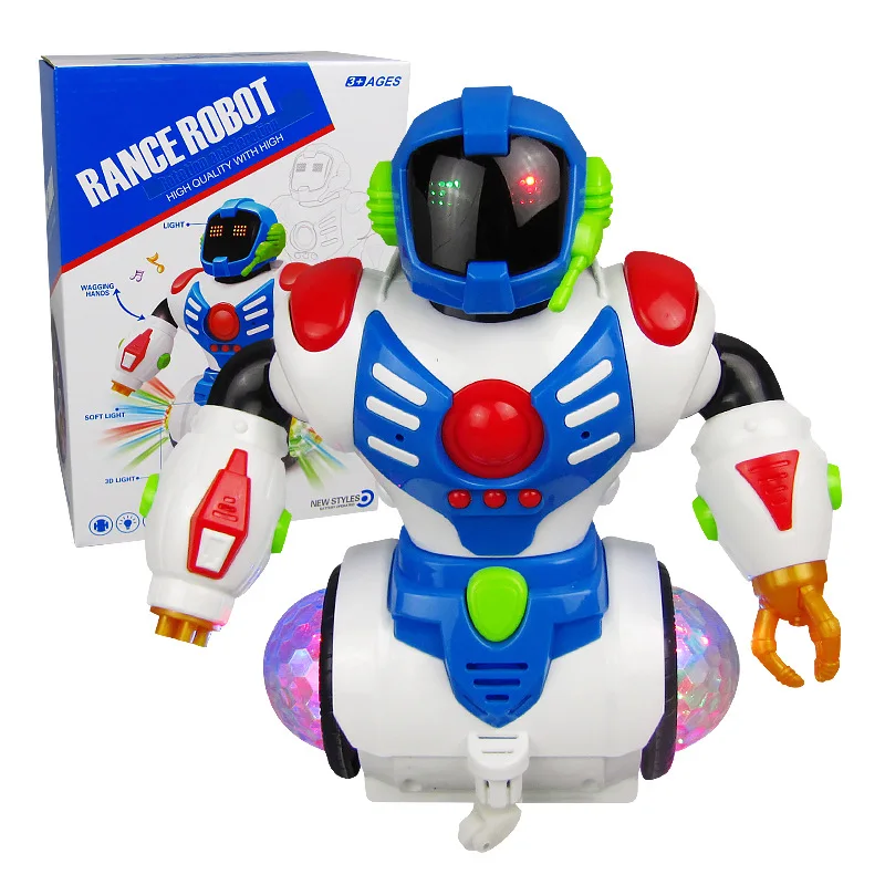 

Power-driven Rotation Dancer Robot Light Music Children'S Educational Toy Robot Stall Hot Selling Supply of Goods