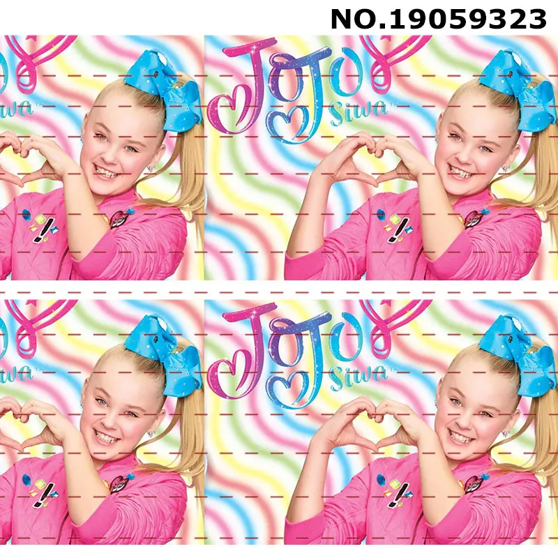 10 ярдов-разные размеры-новейшая Jojo Siwa лук узор Grosgrain ленты ручной работы аксессуары - Цвет: 19059323