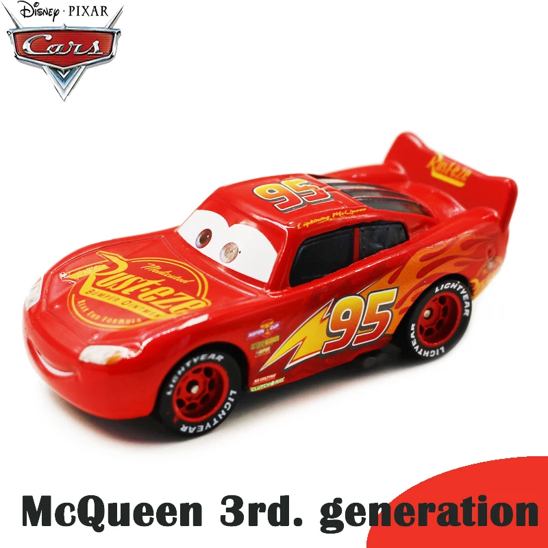 Disney Car Pixar Cars 3 Lightning McQueen Curz Ramirez Storm Jackson Large Transporter Deformation Truck Racing Track FRJ07 - Цвет: McQueen