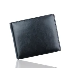 Модный мужской тонкий кошелек, кожаный мужской бизнес кредитный держатель для карт сумочка в форме монеты, женские кошельки, клатч на молнии, маленькие кошельки