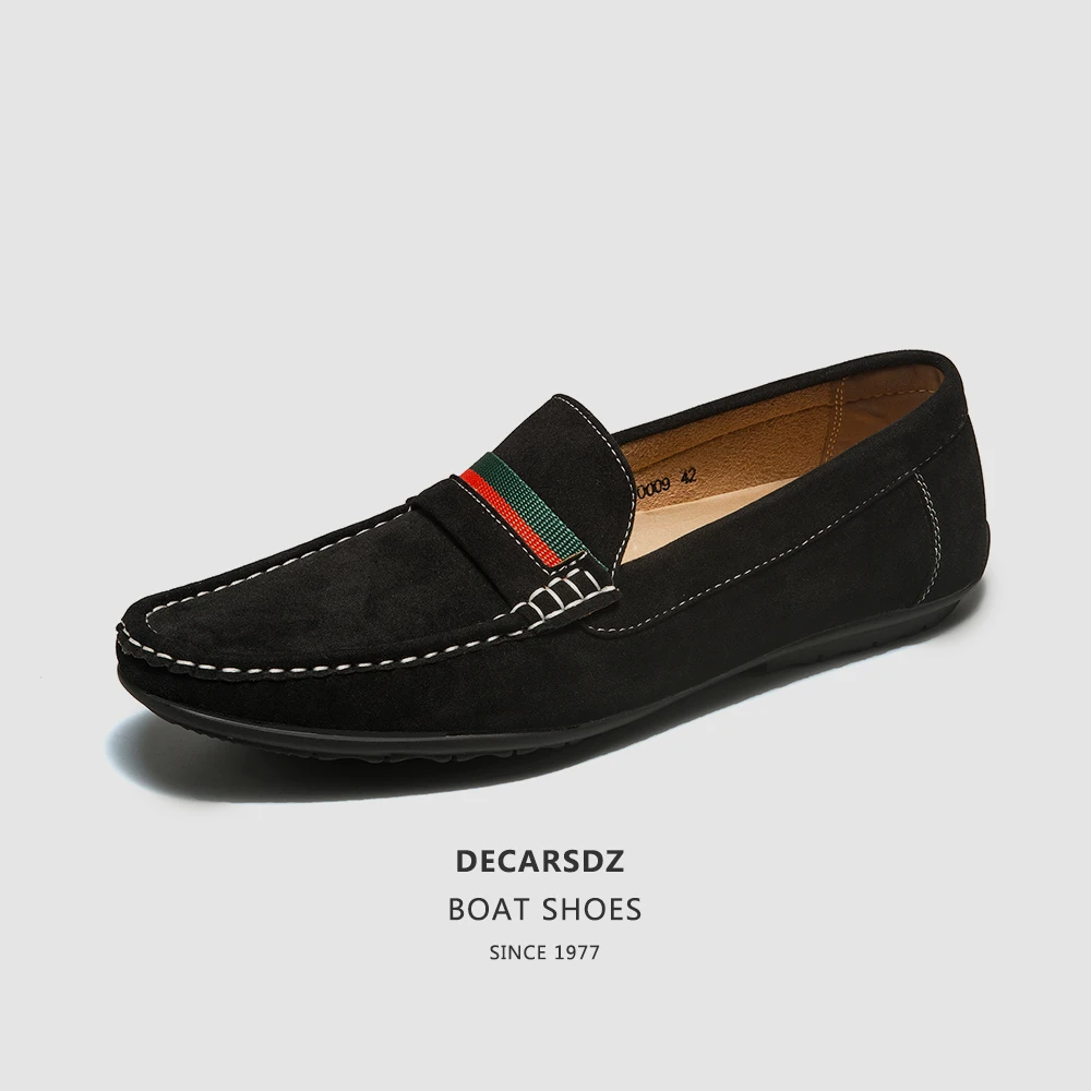 Loafers Shoes Flats Classic DECARSDZ Fashion Summer High-Quality Man Comfy Suede Men