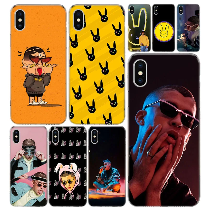 Чехол для телефона Bad Bunny El Conejo Malo чехол Iphone 13 12 11 Pro 7 8 6 6S Plus + X XS MAX XR 5 модный